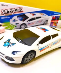 3D Super Car Toy With 360 Degree Rotation automatic door Opening (Cell Operated)