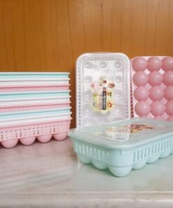 Plastic Eggs 15 Slot Organizer Tray With Lid