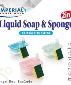 Liquid soap and sponge 2in1