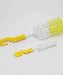 2 Pcs Portafilter Brush Baby Brush, Tool, Bottle Brush, Cup Cleaner, Spout, Kitchen, Dining Room and Bar