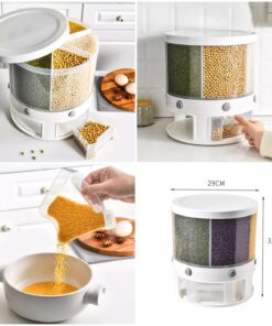 Rice Dispenser 10 KG Round L/w