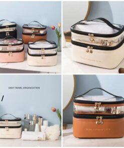 Double Zip Cosmetic Pouch