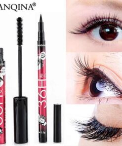 Pack of 2 Eyes Pencil 36H. Black  Eyeliner Liquid Long Lasting Eye Liner Pen Pencil Makeup Cosmetic Beauty