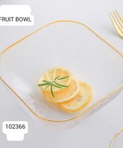 Crystal fruit bowl 25cm