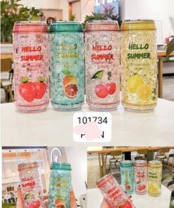 Straw glass jell