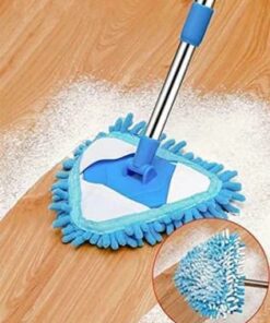 180 Degree Rotatable Adjustable Microfiber Telescopic Triangle Mop,