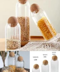 3pcs jar set glass