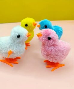 Soft Plush Jumping Chicken Toys - Fun Easter Basket Stuffers And Kids Party Favors, No Batteries Required, Great for Birthdays, Holidays And Gift Giving
