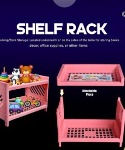 Plastic 2 Tier Multi purpose Shelf Rack