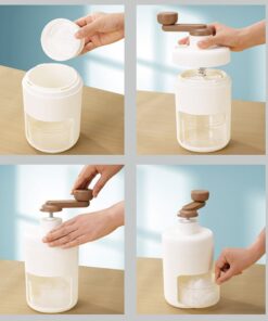 Manual Portable Ice Crusher Gola Ganda Machine