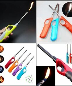 Steel Plastic Kitchen Gas Lighter Flame  Secured (Gas Stove Lighter) (With Out Refill)
