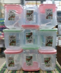 Capto Multipurpose storage Jar  (Pack of 3)  (Small Size)  Capacity : (825ML)