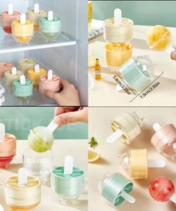 Ice lolly mold pack of 4 acrylic
