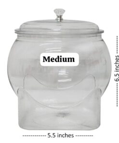 Plastic Square Bottom Airtight Container Medium