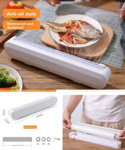 Plastic wrap cutter