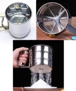 Hand Press Stainless Steel Flour Swifter