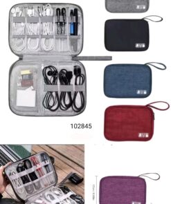 Multi-function Travel Storage Bags  Waterproof Zipper Pack Data Arrange Bag Office Portable Organizer Case