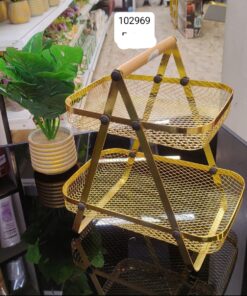Golden fruit basket