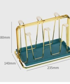 Glass stand metal
