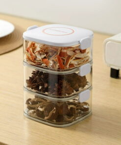 3 Pcs Korean Design Spices Storage Box Seasoning Rack Container for Kitchen Cooking Tools