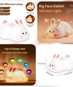 Sleeping Rabbit  Soft Character Lamp