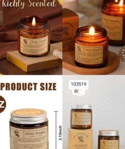 Candle glass material