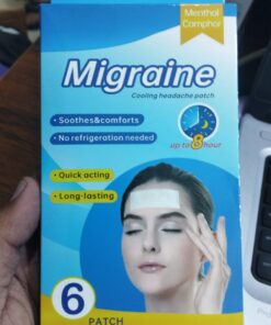 Migraine Cooling Headache Patch For Fever & Relaxation Pack Of 6