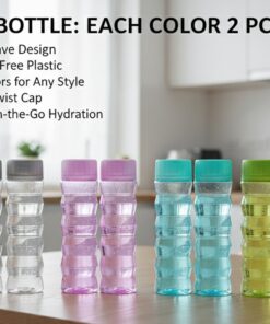 Water Bottle 1000ml 2pcs set