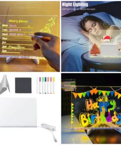 Kids Led Glow Pad Size ( 30 x 20) Includes Markers and Stand