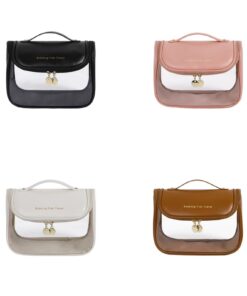 Leather Clear Pouch