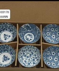 Ceramic bowl set 6pcs 221