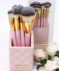 luxury and stylish BH Cosmetics Studded Elegance 12 Pc Brush Set