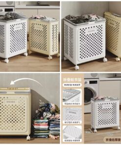 Foldable laundry trolley SK
