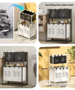 Folding dirty clothes basket SK