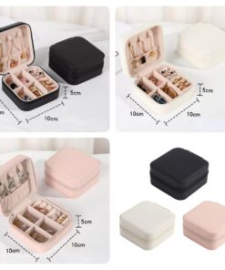 Mini leather jewellery organiser SK