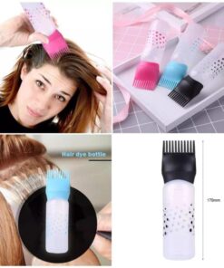 Oil bottle comb hair
