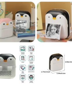 Rechargeable penguin mini printer SK