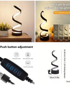 Spiral LED 3 colors adjustable light SK